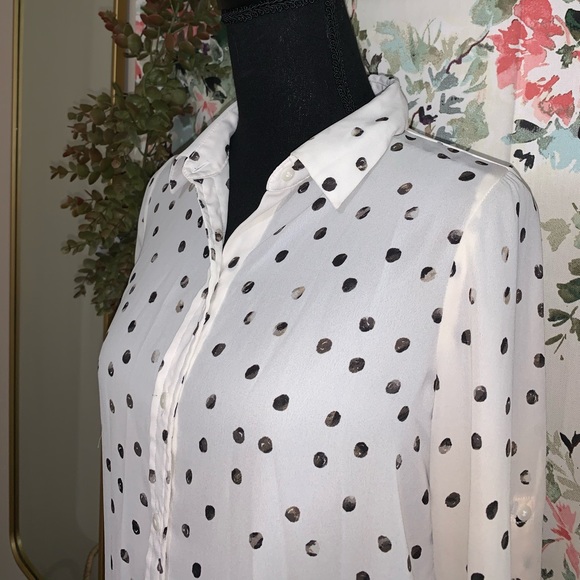 Apt. 9 | Polka Dot Long Sleeve - Picture 3 of 5